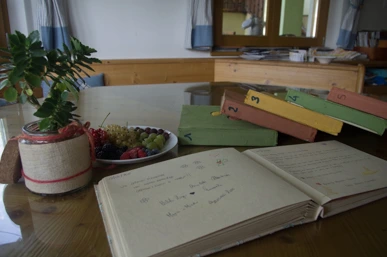 Guest book and dedications